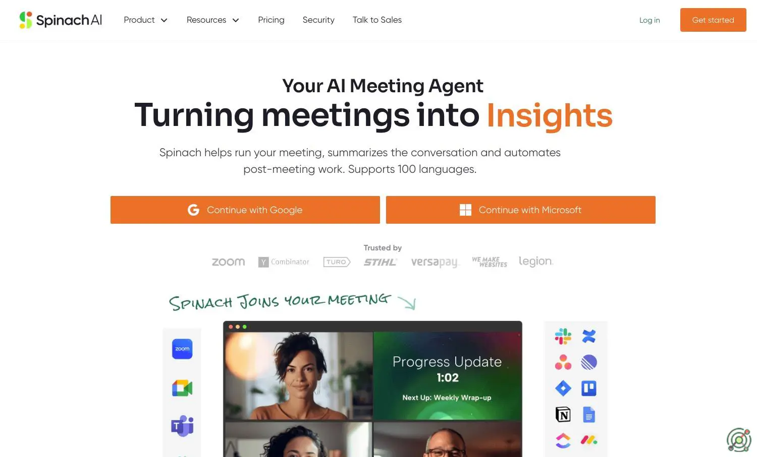 An AI-powered meeting assistant that facilitates meetings, summarizes discussions, and automates post-meeting tasks, integrating seamlessly with existing tools.