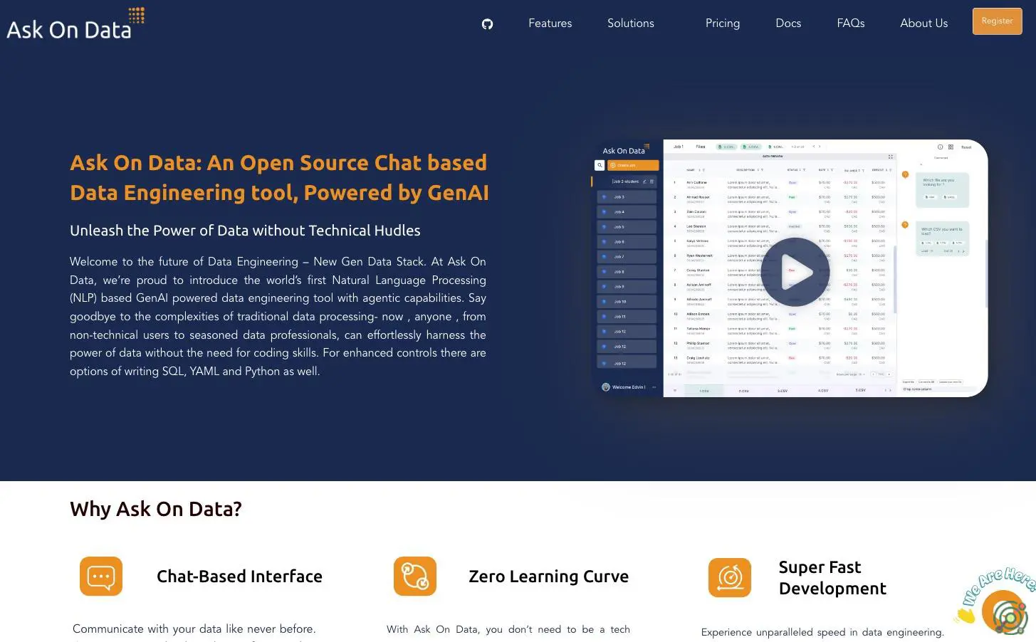 An open-source, AI-powered chat-based ETL tool that simplifies data engineering tasks through natural language interactions.