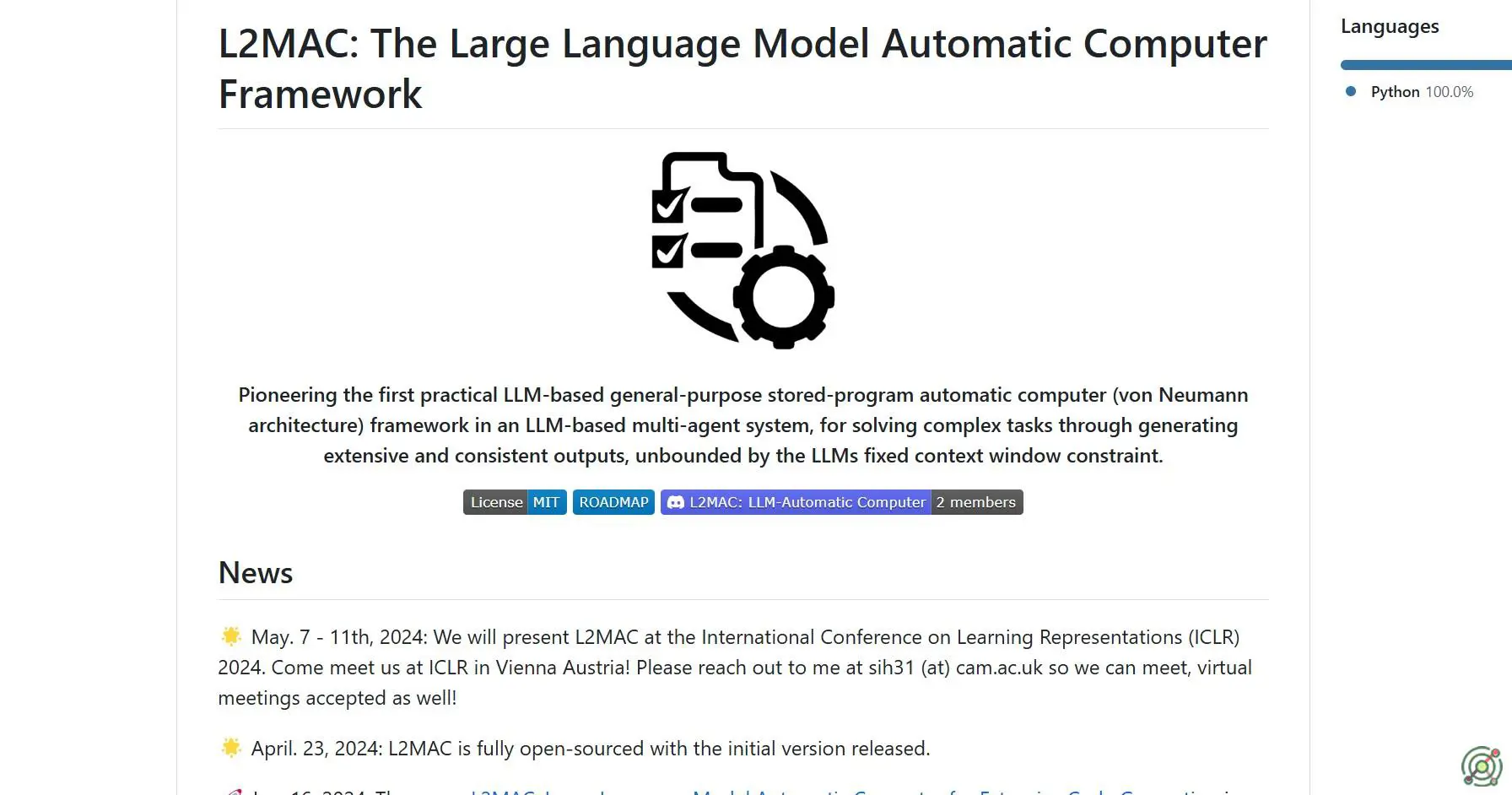 An AI framework enabling large-scale code generation by overcoming LLM context limitations.