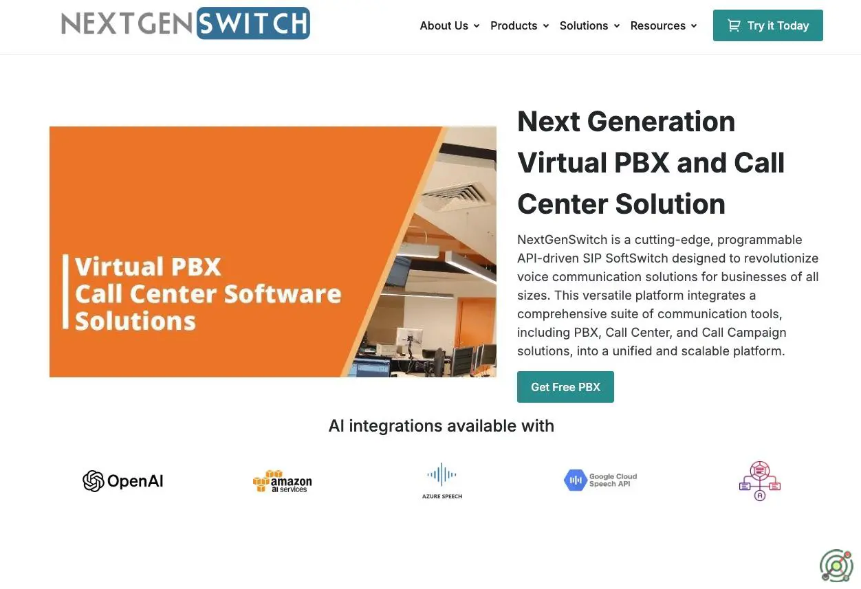 A programmable SIP SoftSwitch platform integrating AI-driven PBX, IVR, and call center solutions.