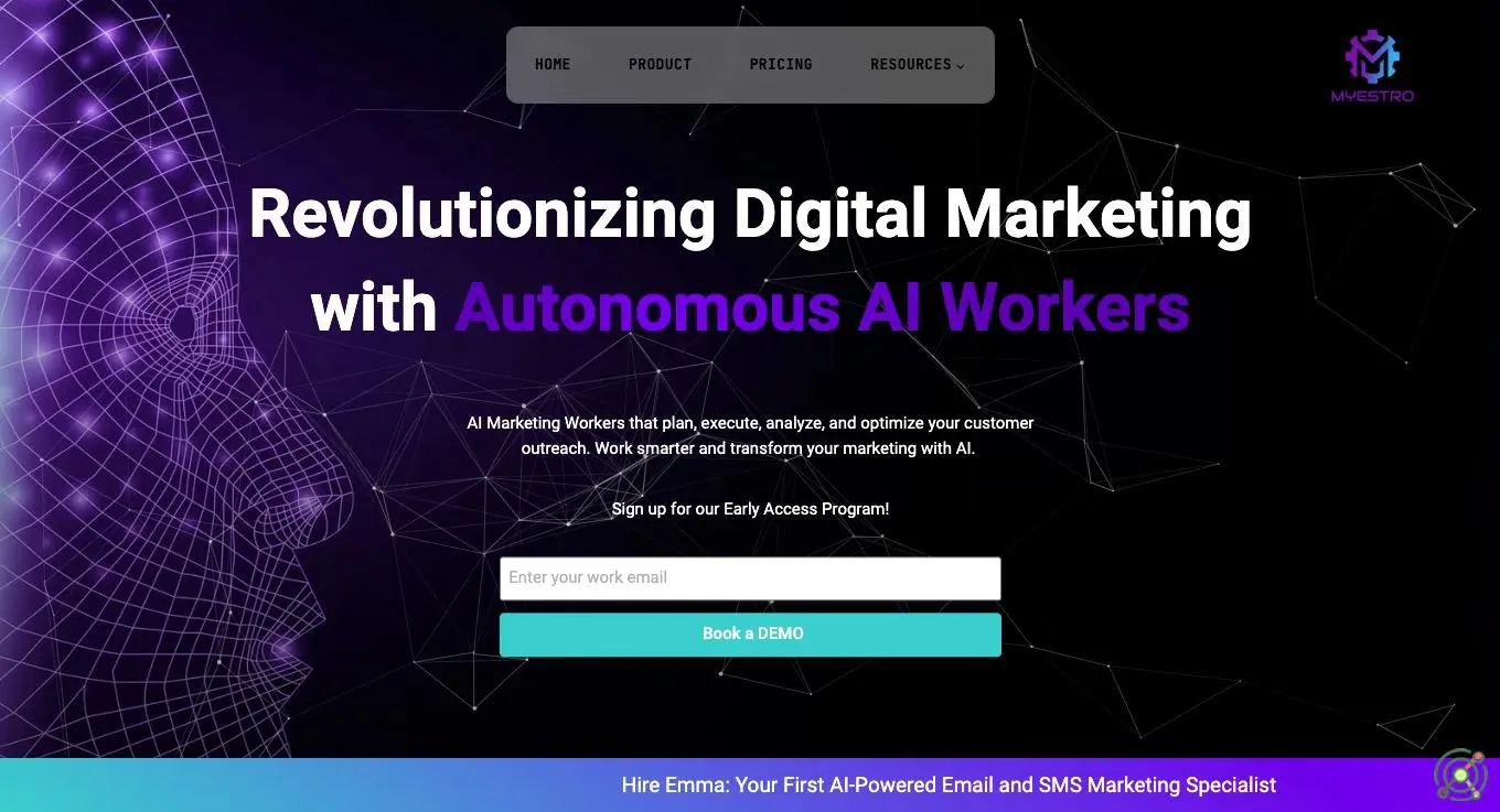 AI-powered coworkers designed to enhance productivity and efficiency for sales and marketing teams through automation and intelligent insights.