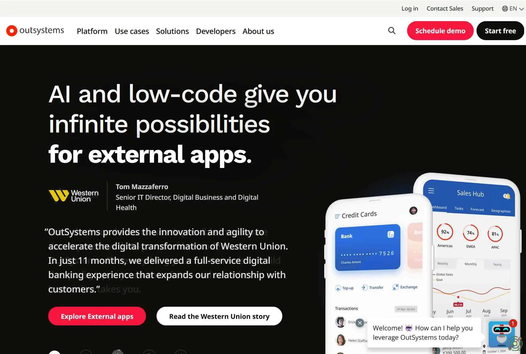 A high-performance low-code platform that accelerates application development with AI-powered tools and automation.