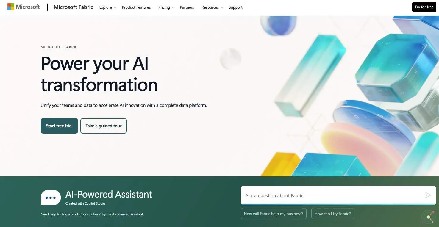 A unified analytics platform integrating data engineering, warehousing, and AI for real-time insights and automation.