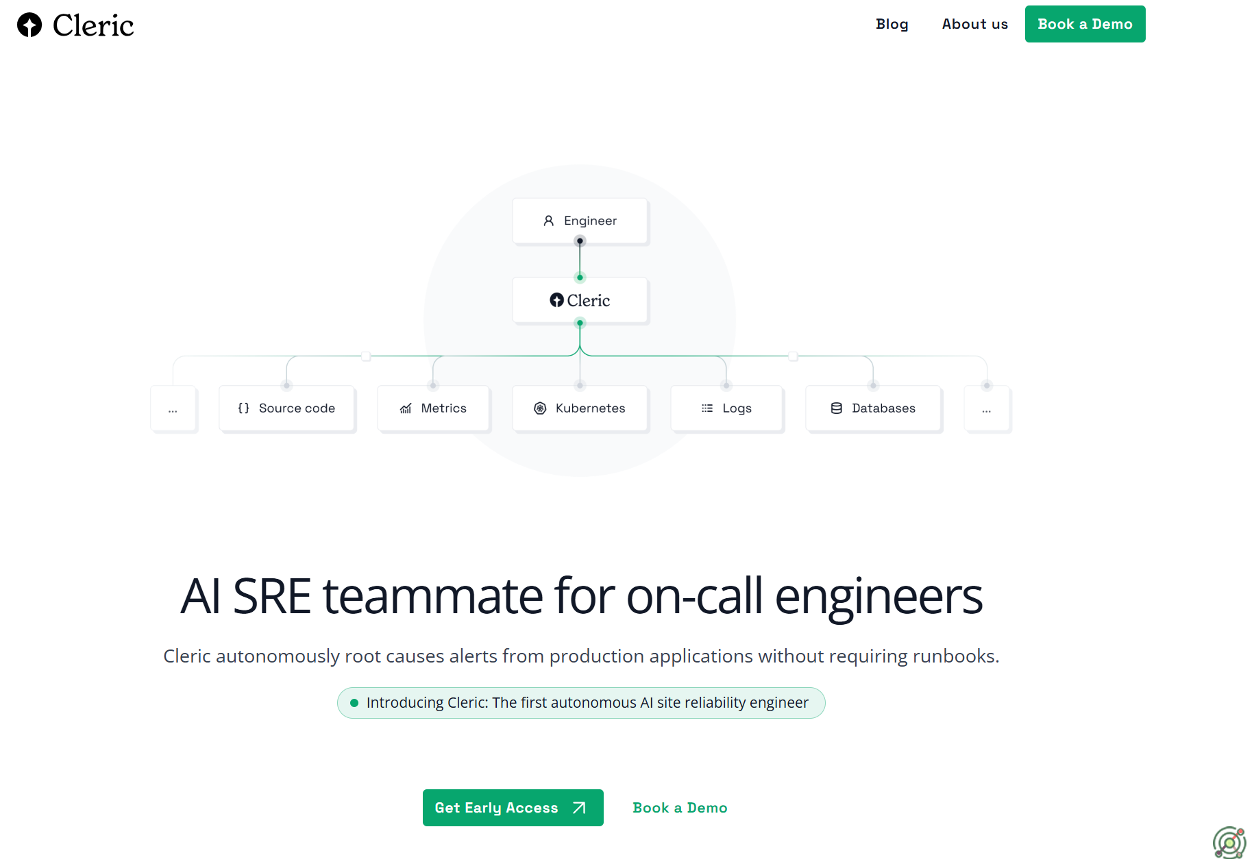 Autonomous AI SRE agent managing and optimizing software infrastructure.