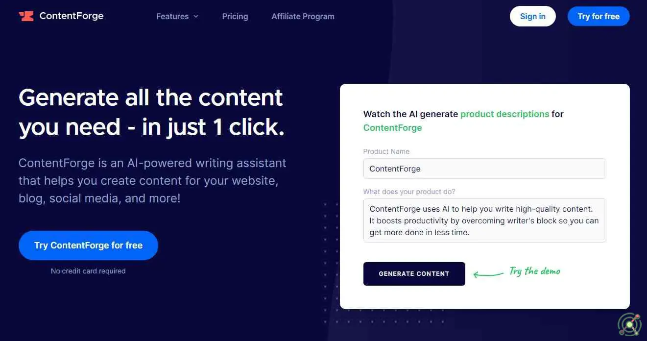 An AI-powered writing assistant that helps you create content for your website, blog, social media, and more.