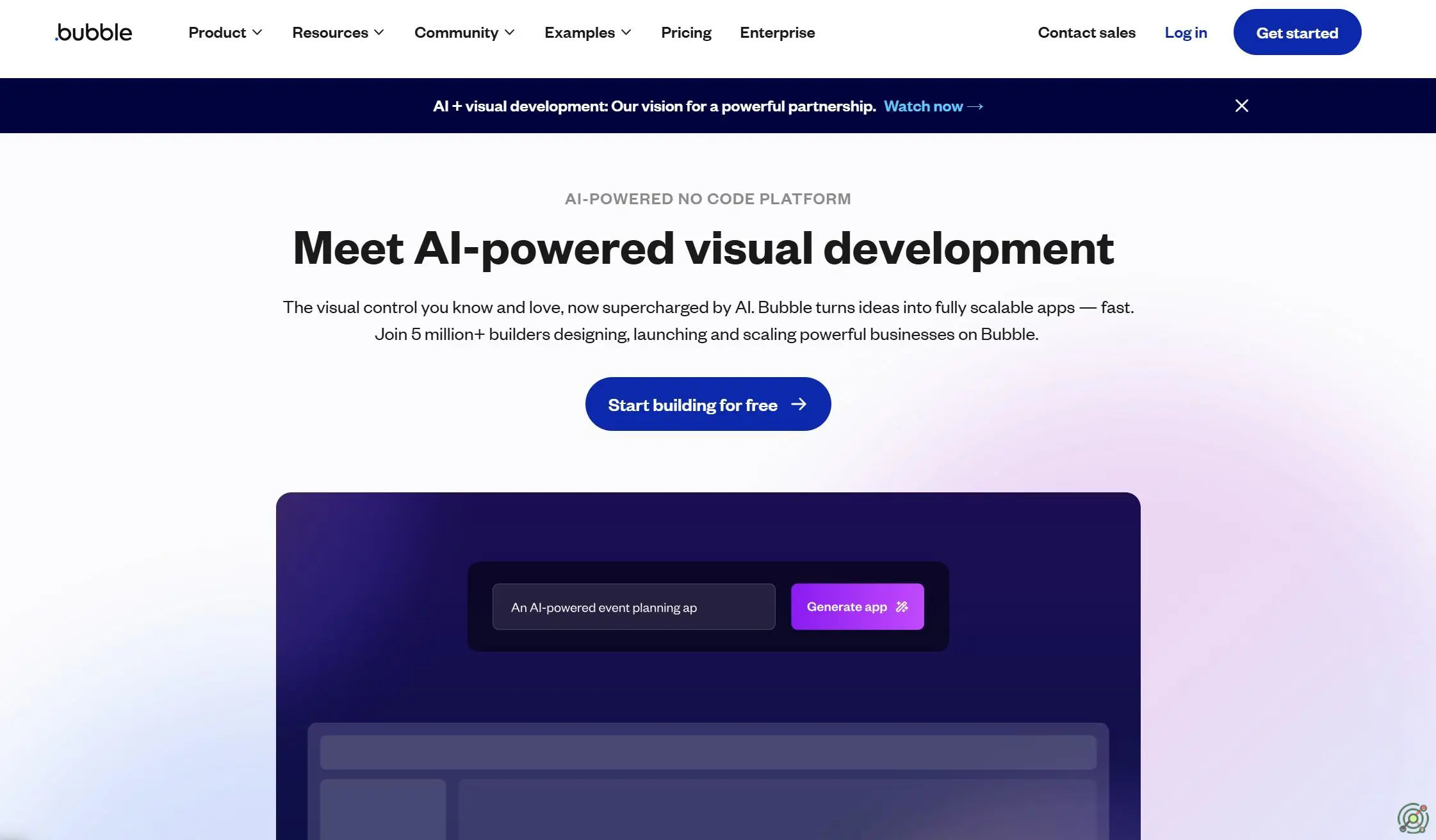 A no-code platform enabling users to design, develop, and deploy web applications without coding.