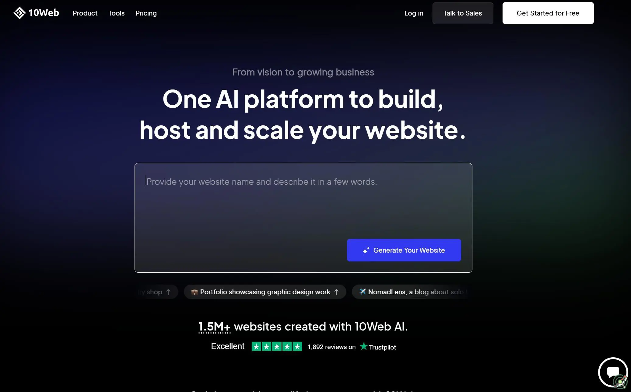 AI-powered platform for building, hosting, and scaling WordPress websites effortlessly.