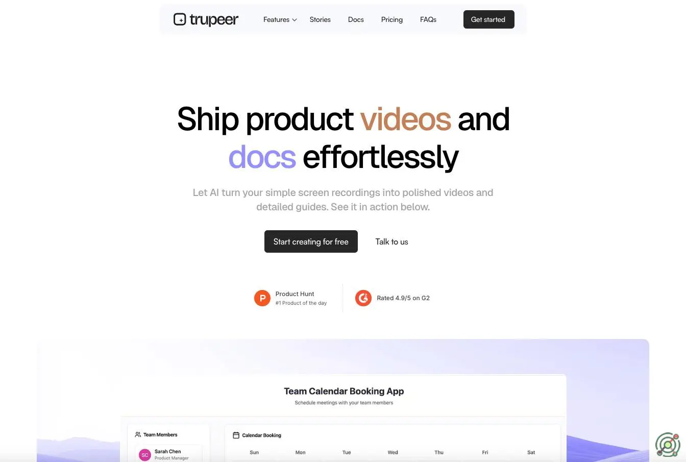 AI-powered tool that transforms screen recordings into polished videos and detailed guides effortlessly.