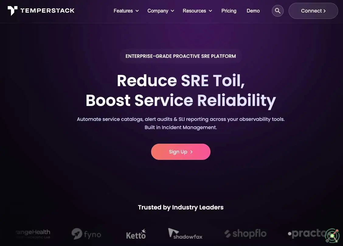An AI-driven platform enhancing system reliability by automating monitoring, alerting, and incident management across existing observability tools.