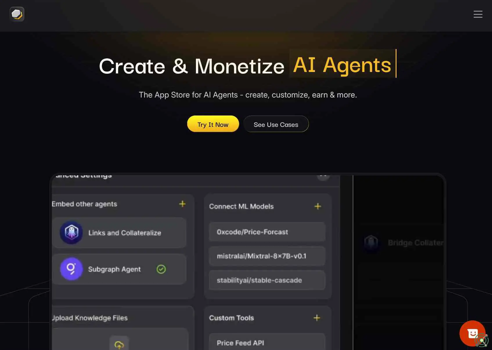 An AI platform that enables developers to build, deploy, and monetize AI agents and swarms, facilitating automation across various industries.