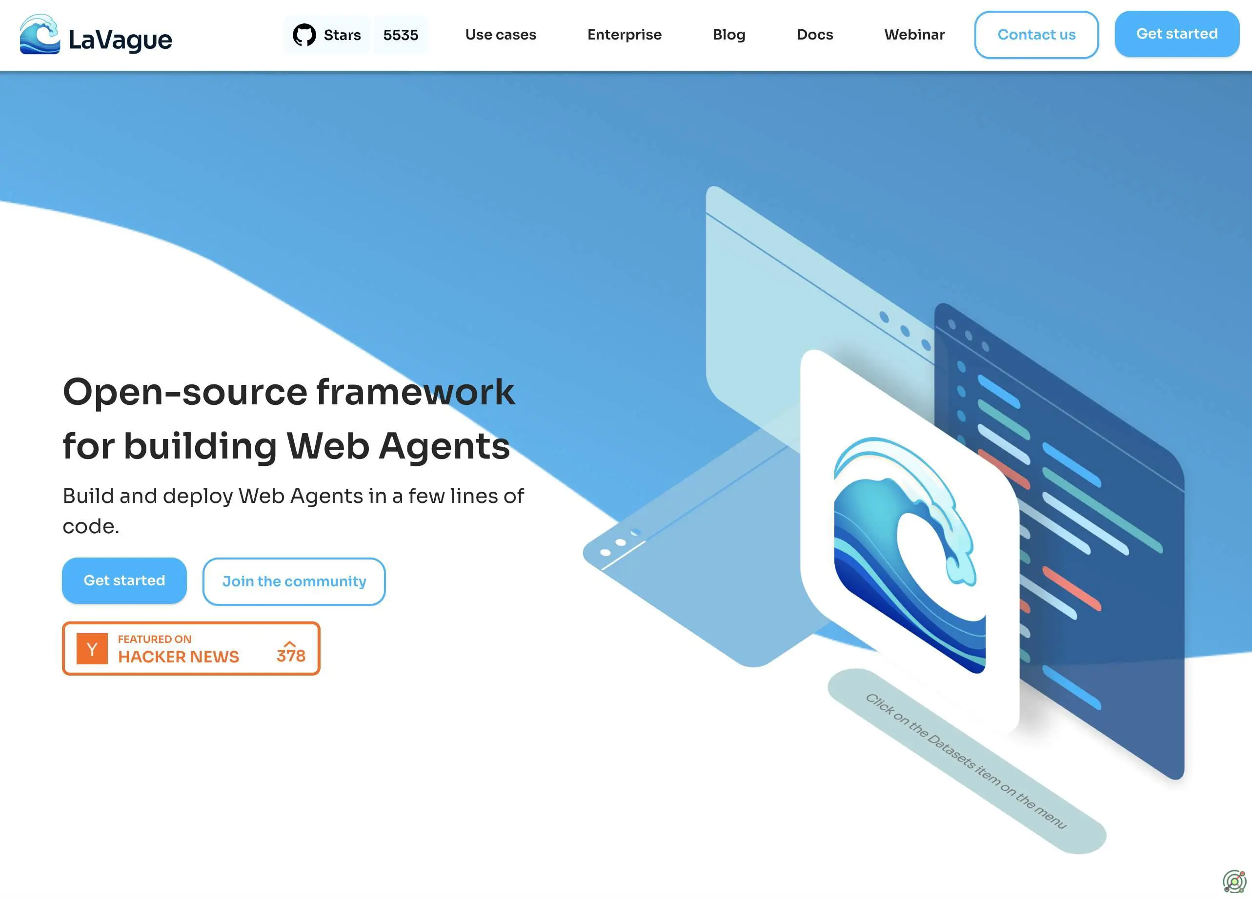 An open-source framework for building and deploying AI Web Agents to automate web-based tasks.