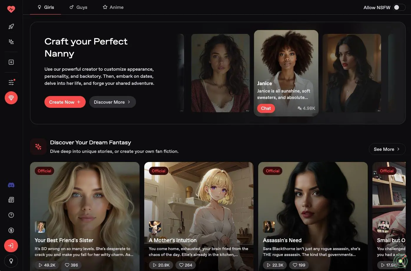 A platform to create personalized AI companions with advanced customization and immersive interactions.