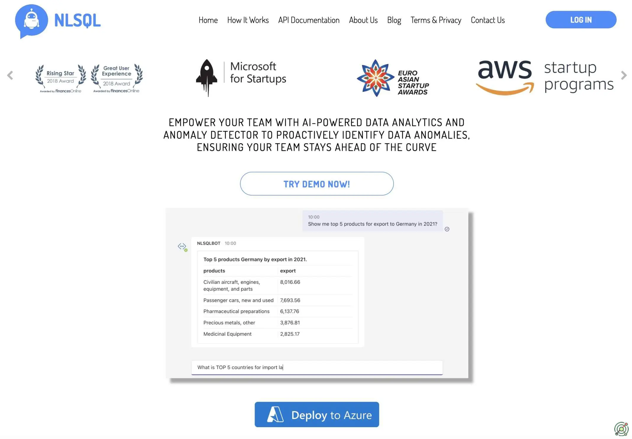 An AI-powered platform enabling users to query databases using natural language, simplifying data access and analysis without requiring SQL expertise.