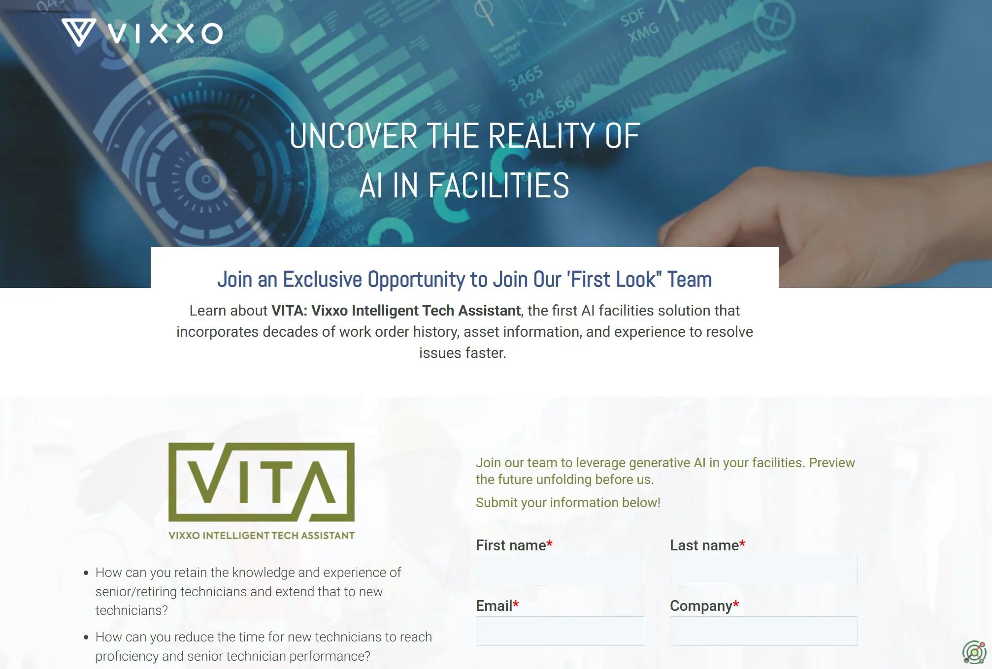 An AI-powered virtual assistant providing real-time support to field technicians.