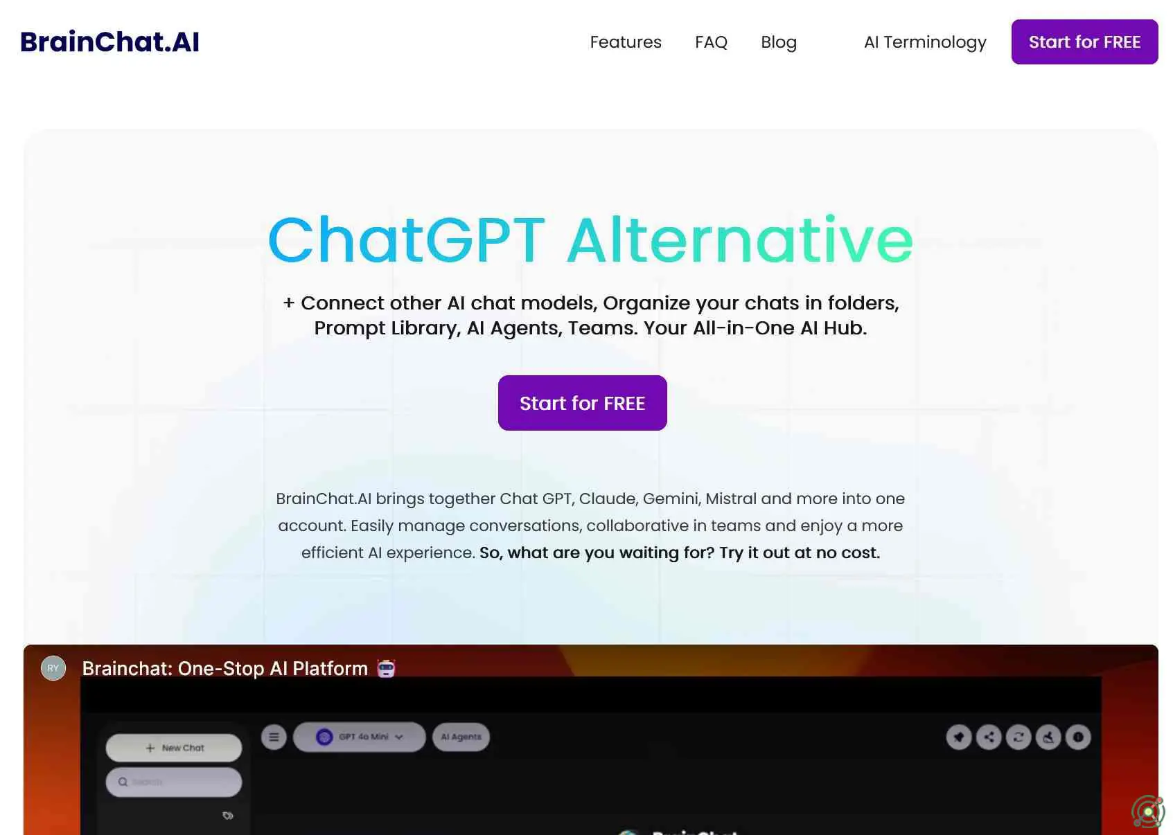 An AI-powered platform that enhances team productivity by providing organized, secure, and collaborative access to multiple large language models.