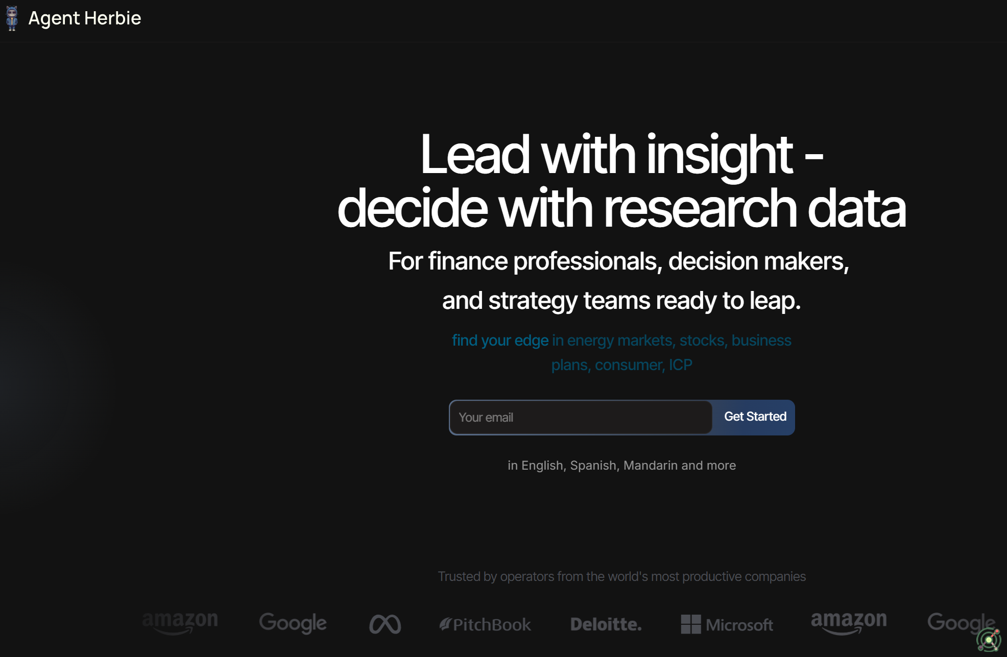 An AI-powered virtual assistant automating research, writing, and data analysis for professionals.