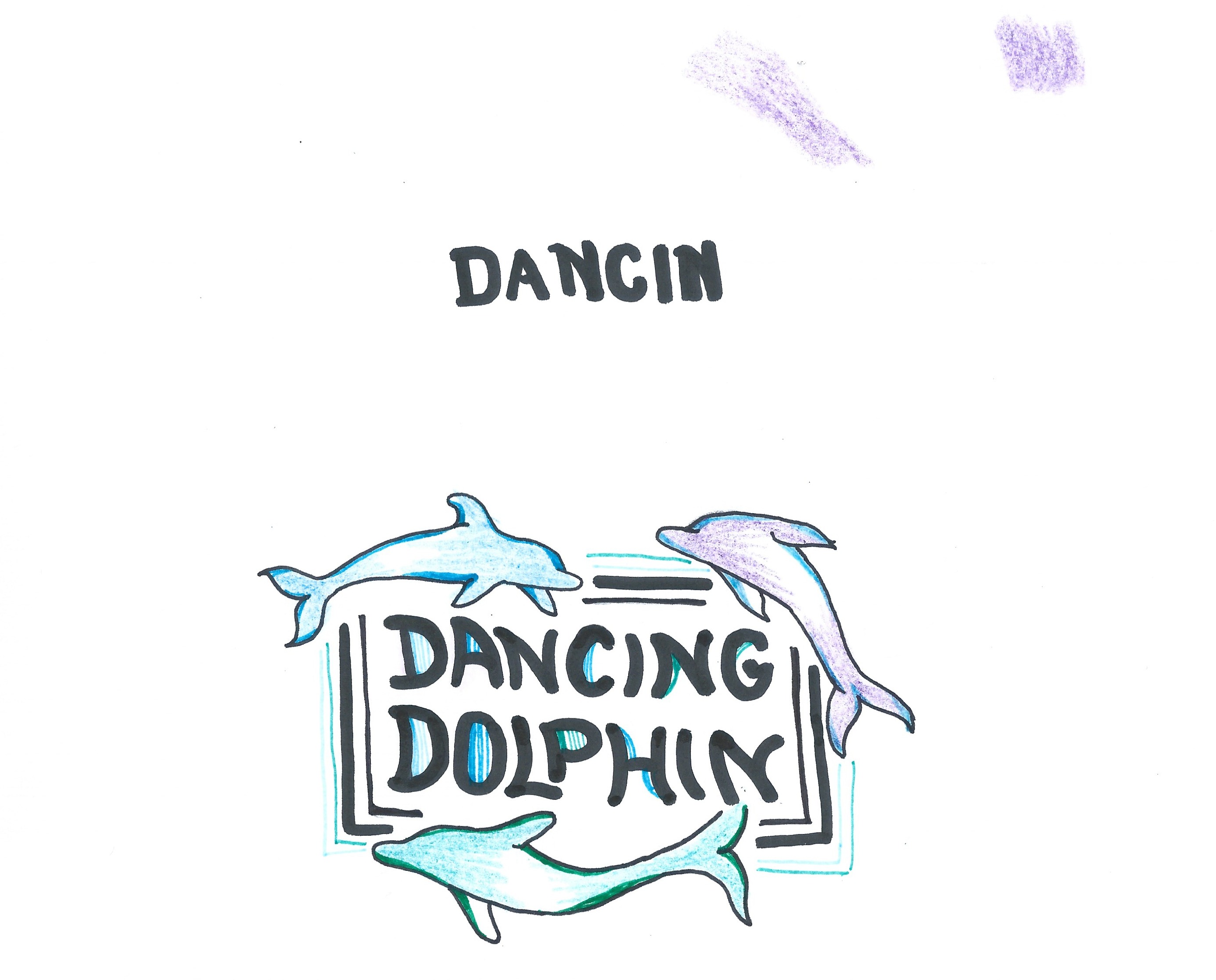 Dancing Dolphin Wine Original Label