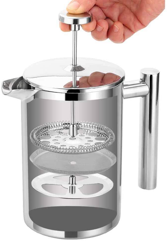 Stainless Steel French Press Coffee Maker 