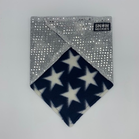 Silver Sparkle Bandana