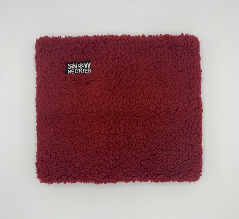Sherpa Neckie - Ruby