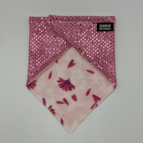 Light Pink Sparkle Bandana 