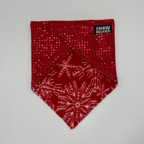 Red Sparkle Bandana