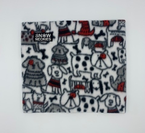 Puppies Fleece Neckie 