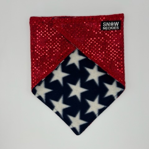 Red Sparkle Bandana