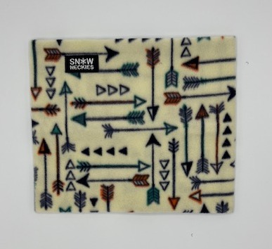 Arrows on Ivory Fleece Neckie