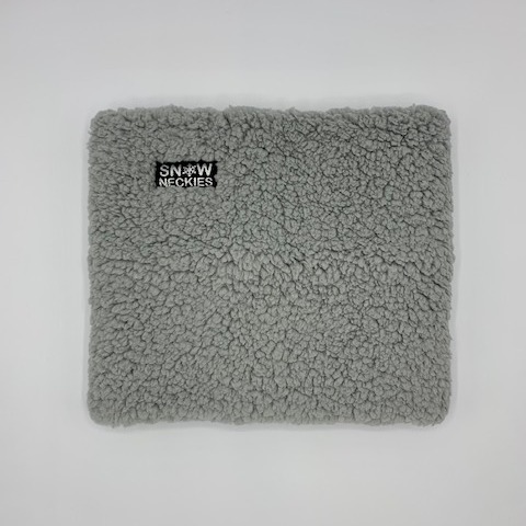 Sherpa Neckie - Light Grey 