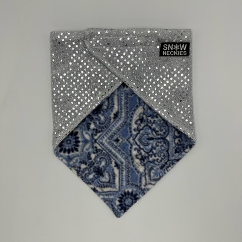 Silver Sparkle Bandana