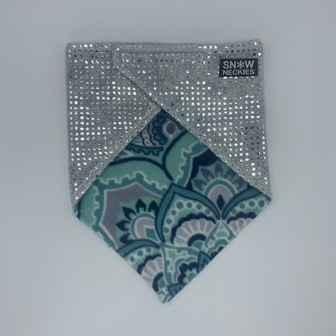 Silver Sparkle Bandana  