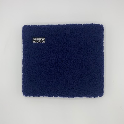 Sherpa Neckie - Navy Blue