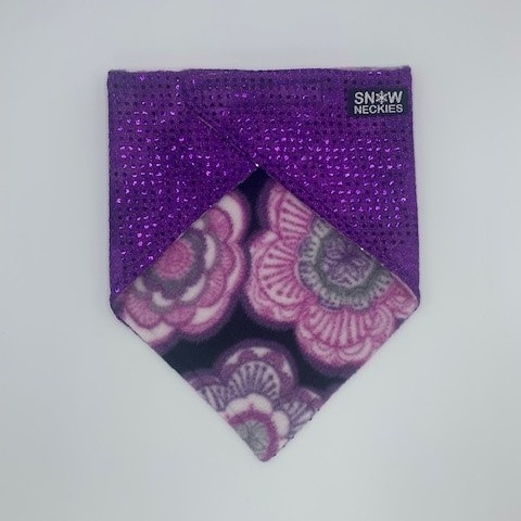 Purple Sparkle Bandana  