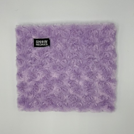Swirl Fur Neckie - Light Purple