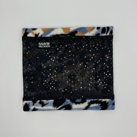 Black Sparkle Circle Neckie