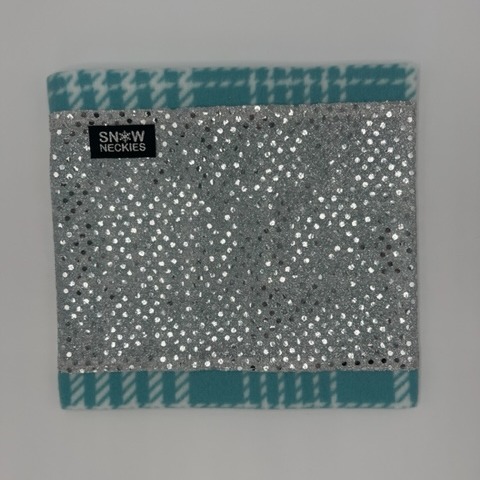 Silver Sparkle Circle Neckie 