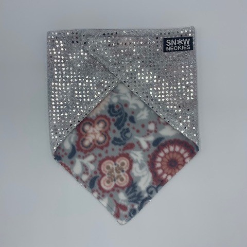 Silver Sparkle Bandana   