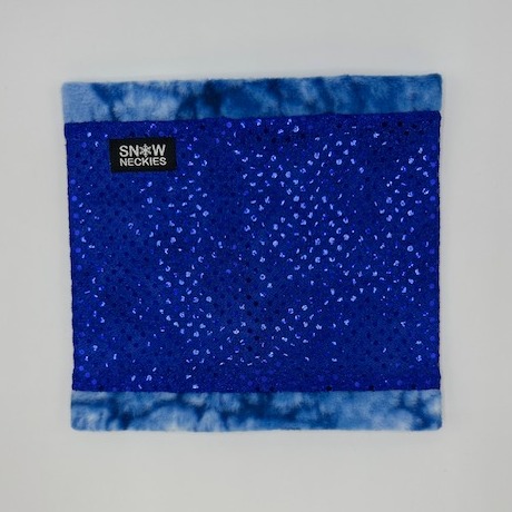 Royal Blue Sparkle Circle Neckie       