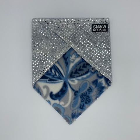 Silver Sparkle Bandana  