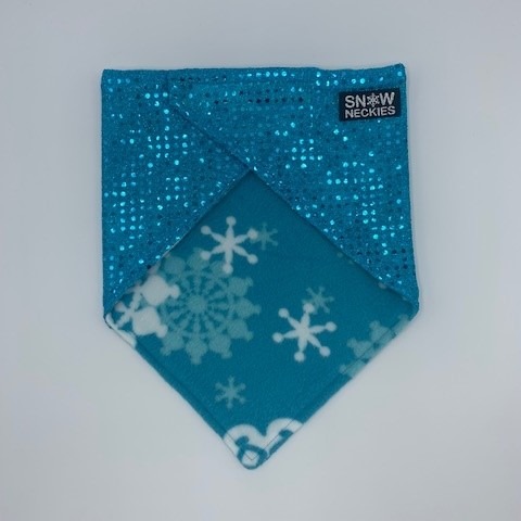 Turquoise Sparkle Bandana          