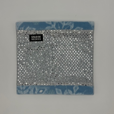 Silver Sparkle Circle Neckie   
