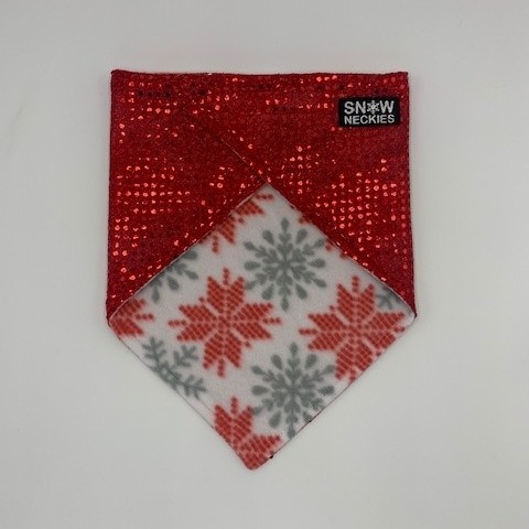 Red Sparkle Bandana