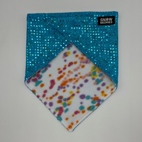 Turquoise Sparkle Bandana           