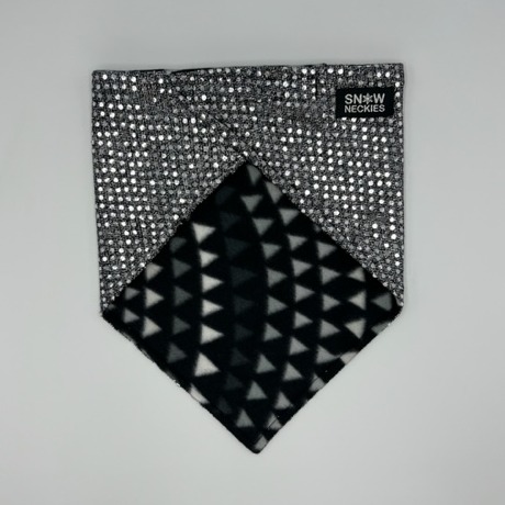 Black and Silver Sparkle Bandana 