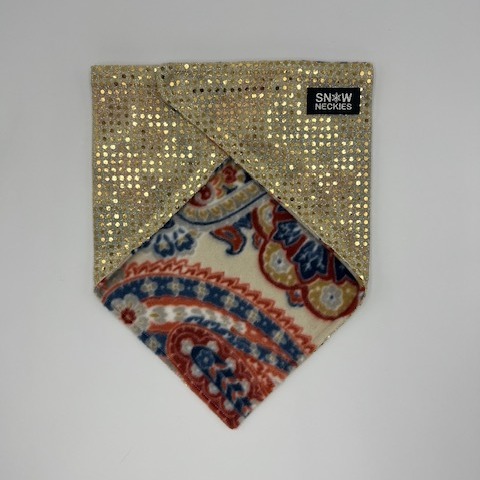 Gold Sparkle Bandana     