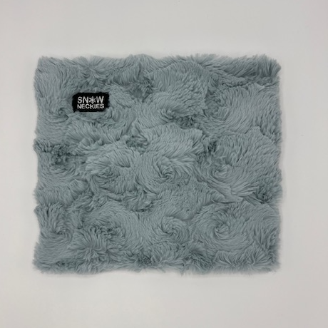 Swirl Fur Neckie - Icy Blue, large swirl   