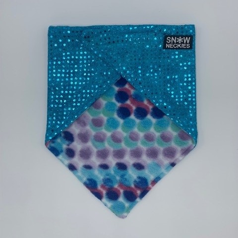 Turquoise Sparkle Bandana          