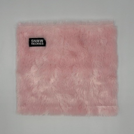 Rabbit Fur Neckie - Light Pink