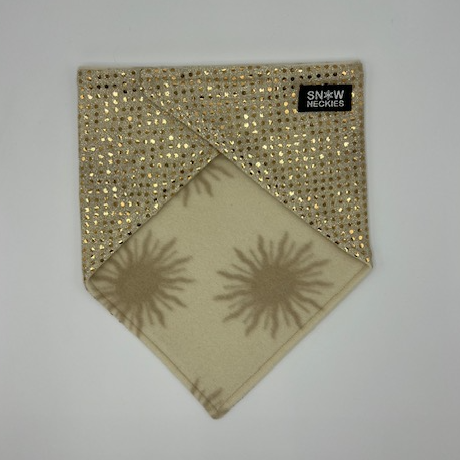 Gold Sparkle Bandana  